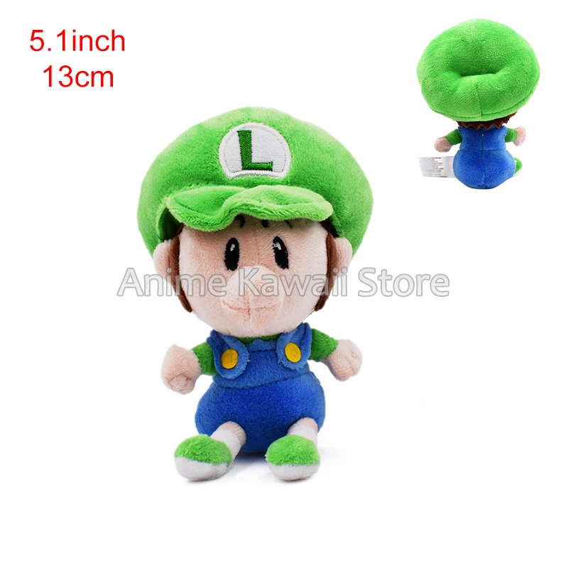 thumbnail image 1 of 35 Styles Super Bros Plush Princess Peach Goomba Toad Koopa Fire Flower Spiny Boo Waluigi Kamek Plushies Stuffed Toys for Kids, 1 of 5
