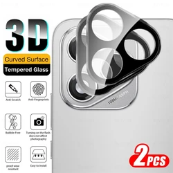 Black 3D Curved Tempered Glass Camera Protector and Case Combo - 2 Pieces for Honor 400 Youth (2Pieces)