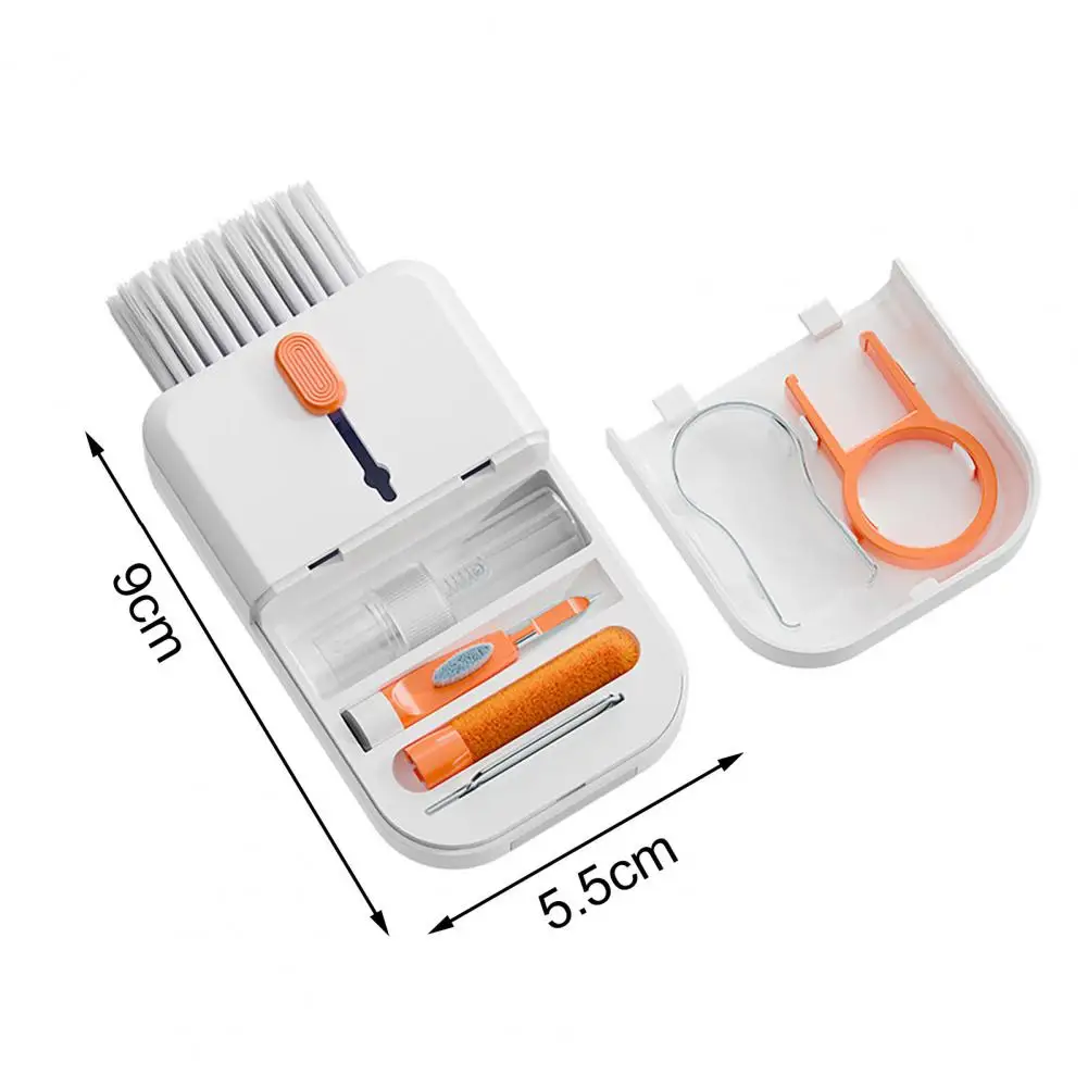Keyboard Kit Portable 11 1 Computer Cleaner Kit with Brush Spray for Laptop Tablet Phone Camera Earphone Screen Keycap 4