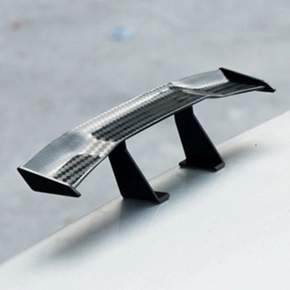 Car Rear Wing Spoiler Tiny Tail Wing Black ABS Mini Universal Car Refitting Tool