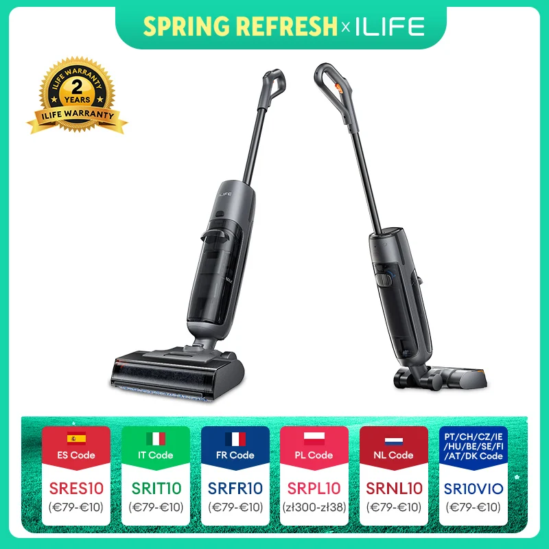 Odkurzacz na mokro ILIFE W90 Pro z Polski za $100 / ~372zł