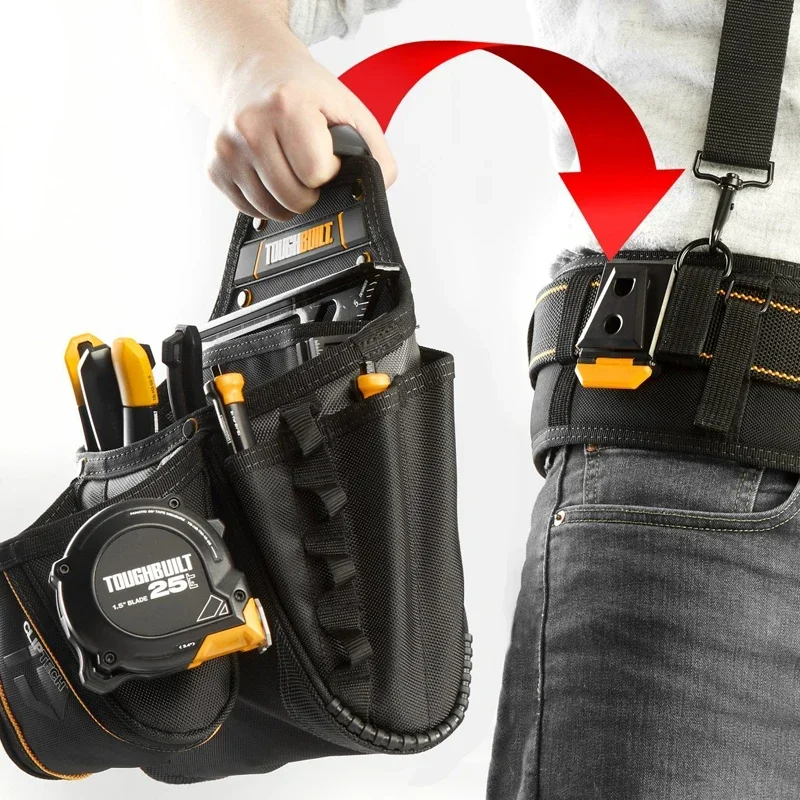 TOUGHBUILT ClipTech Hubs For Belt 3PC ClipTech Bag Tote Hand Tool Accessories TB-CT-150 6