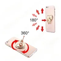 Держатель для мобильного телефона с бриллиантами в форме сердца, аксессуары для кольца для телефона — изображение 5