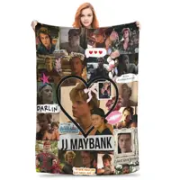 JJ Maybank Outerbanks Blanket Velvet Air Conditioning TV Series Multifunction Warm Throw Blankets for Home Couch Bedspread 1