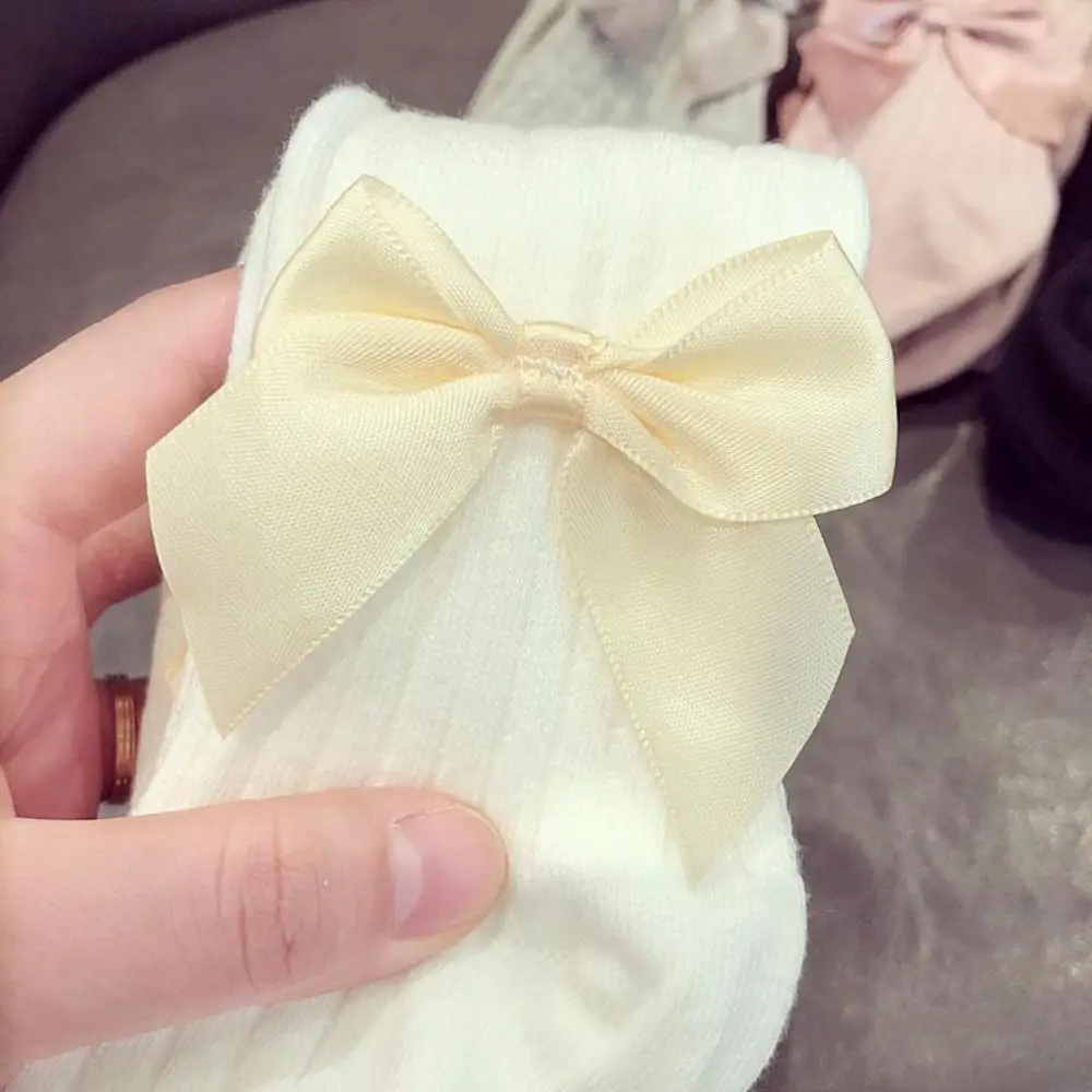 8Pairs Fashion Bowknot Baby Cotton Socks Stripe Breathable Toddle Short Tube Socks Cute Autumn Spring Infant Solid Socks Newborn