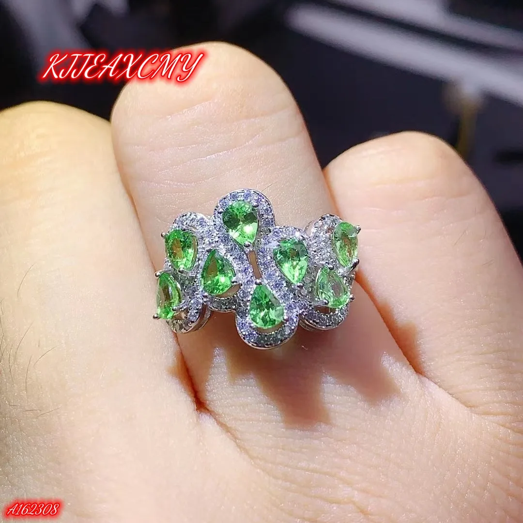 Muslimbrand Boutique Jewelry 925 Sterling Silver Natural Sapphire Stone Anello Con Gemme Colorate Da Donna Girl Handmade Ancient Craf