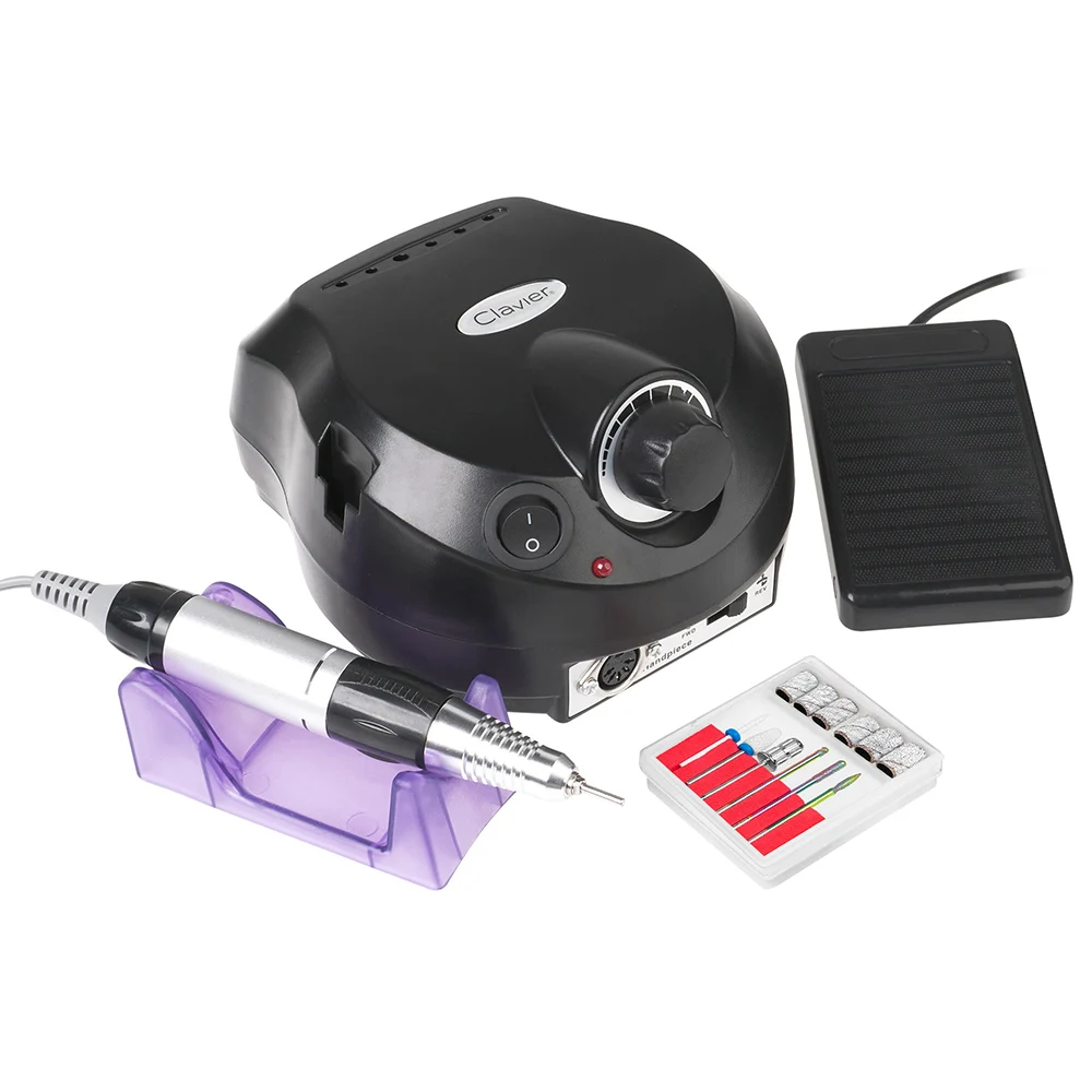 Clavier 매니큐어 밀 커터 기계 ZS-601 네일 페디큐어 파일 전기 네일 드릴 장비 65W