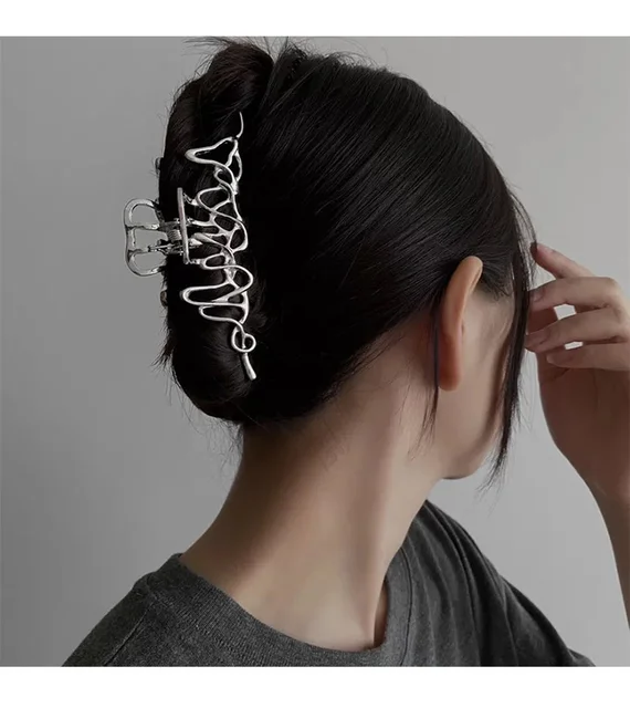 YVMIN hair clip 女性たち ヘアクリップ Gold Shell Paradise