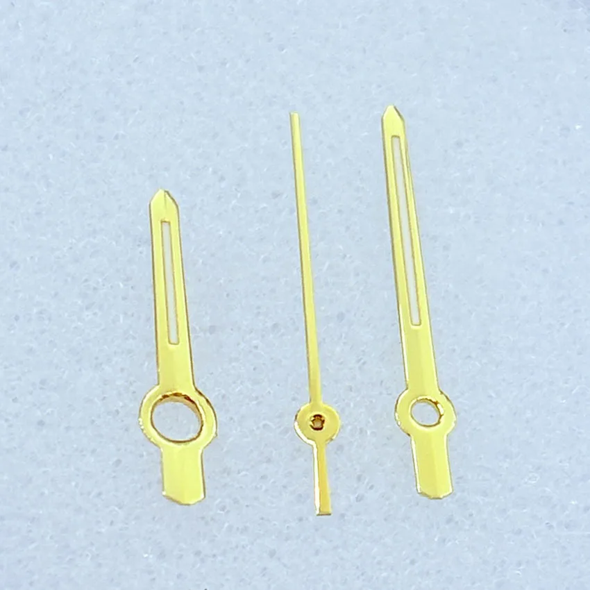 Gold and Silver Watch Movement Hands Set - Includes Hour, Minute, and Second Hands