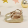 KIDSUN Newborn Baby Girl Princess Shoes Bling Soft Soles Non-Slip Infant Shoes First Walkers Baptism 5