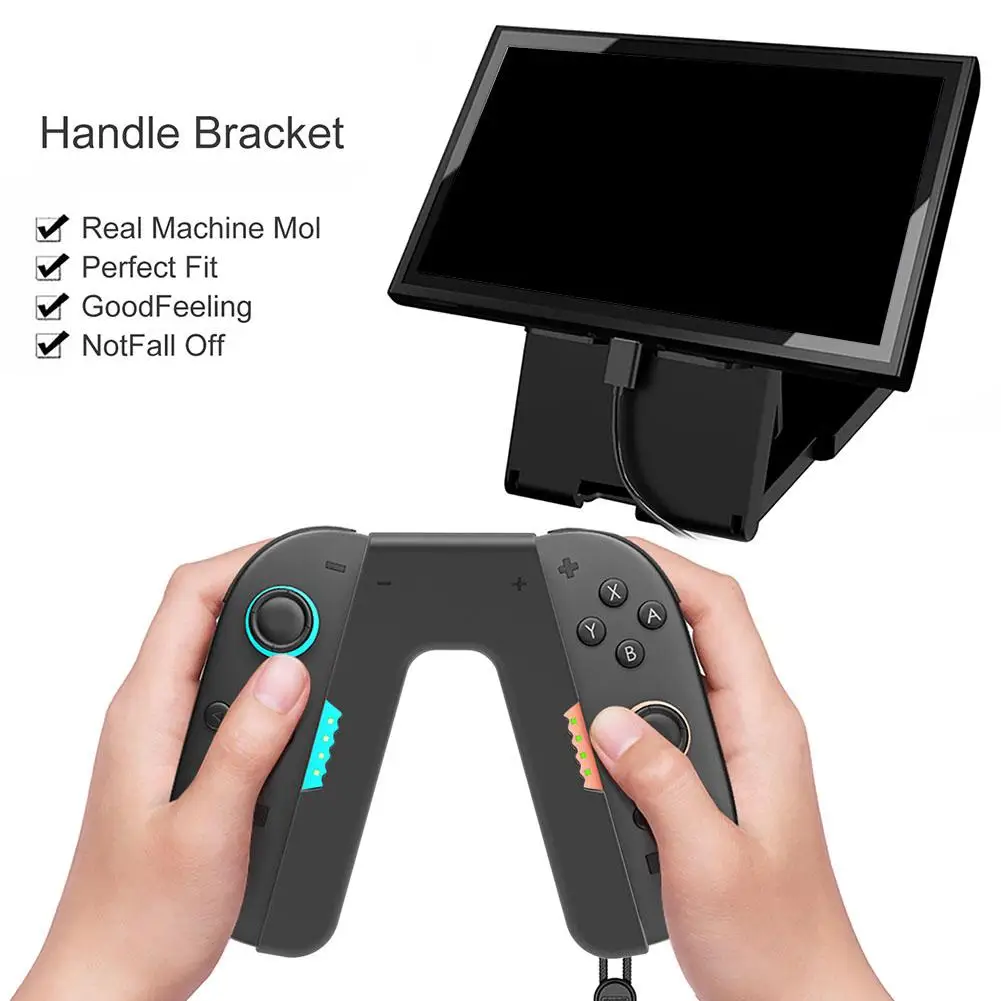 Game Controller Holder Bracket Portable V-shaped for Switch2 Joy‑Con Controller Grip Ergonomic Gamepad Handle Holder Accessories