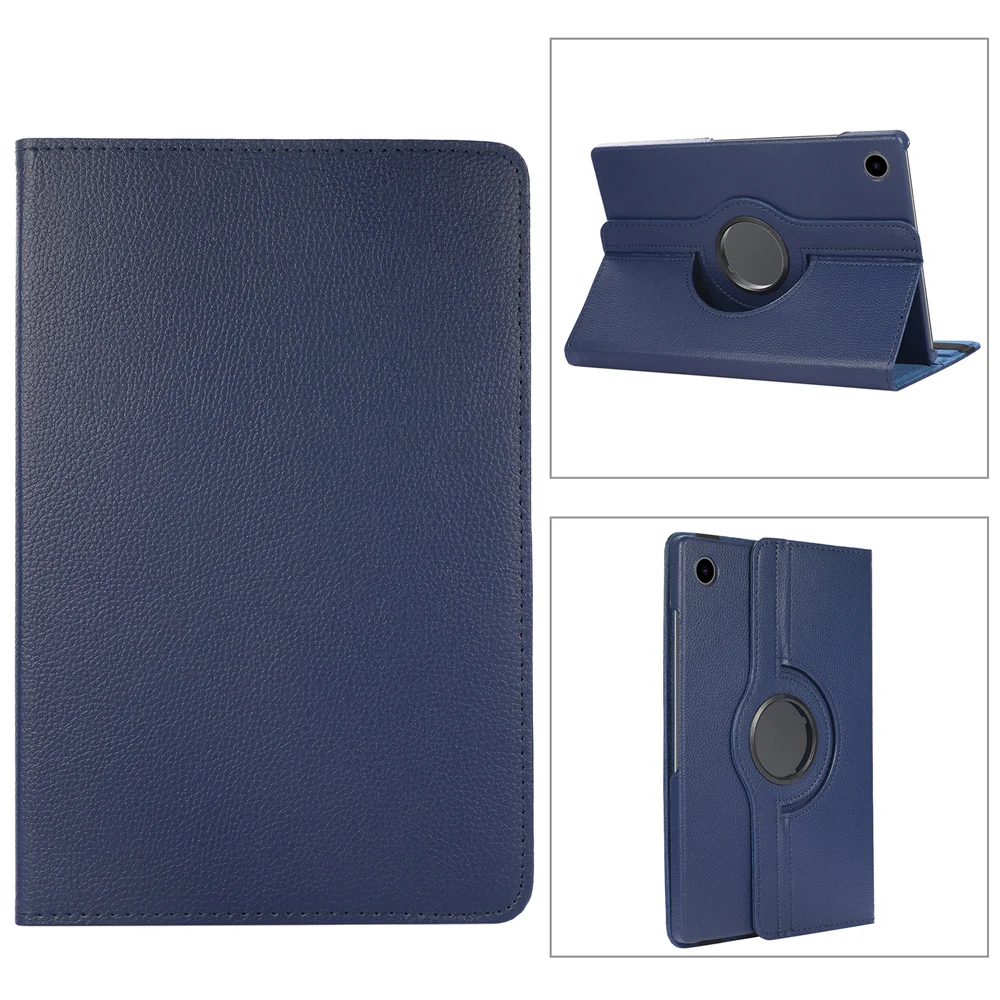 삼성 갤럭시 탭 A9 + 케이스, 회전 스탠드 커버, 삼성 갤럭시 탭 A9 8.7 SM-X110 X115 케이스, 11 인치 2023 SM-X210 360