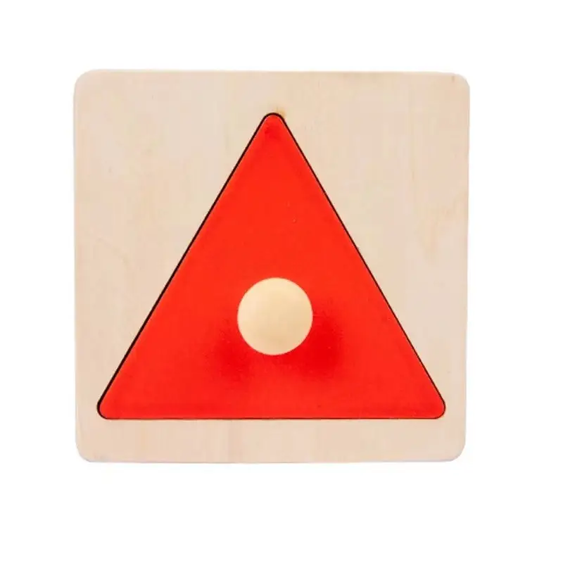 Montessori Toy Wooden Grasp Board Geometric Shape Educational Color Sorting Math Puzzle Preschool Learning Game Baby Kids Gift - Image 8