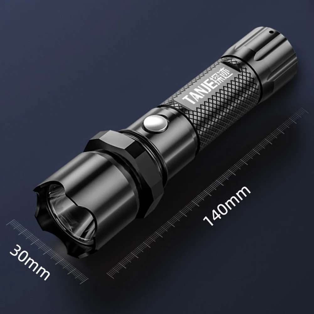 Waterproof LED Camping Flashlight USB Rechargeable for Hiking