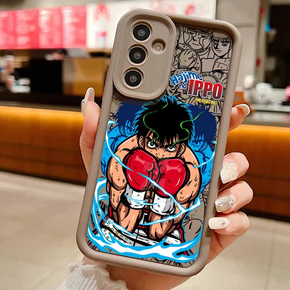 Hajime No Ippo Boxing Themed Silicone Phone Case with Lanyard