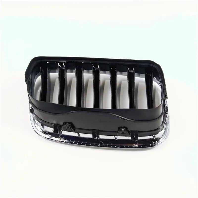 Pour E70 X5 E71 X6 2007-2013 Brillant Noir Morden Style Pare-Chocs Avant Gril Voiture Style Avant Rein Grille Gril Gauche Droite Avant De Voiture Garnitures Grilles