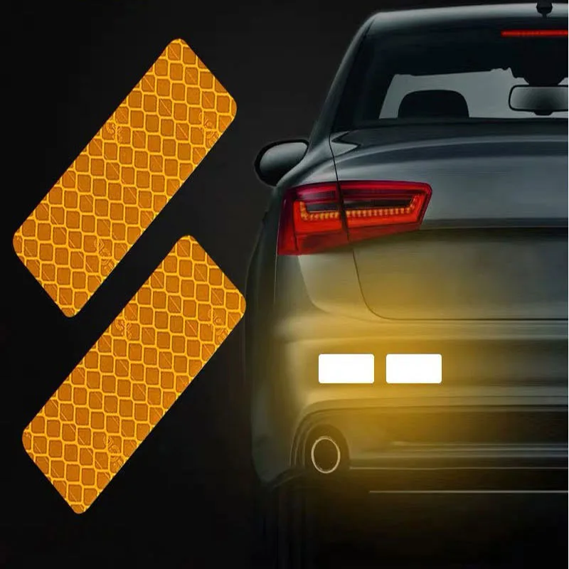 Reflective Stickers Helmet Warning Night Safety Driving Bicycle Motorcycle Car Decal