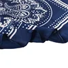 European and American Hot Sale Vintage Paisley Small Cashew Flower 70*70 Satin Square Silk Scarf 5