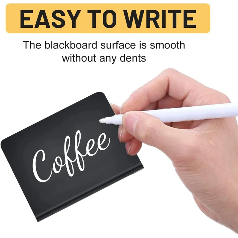 Sign Chalkboard Food Mini Board Party Chalkboards Labels Message Blackboard Chalk Table Display Price Tabletop