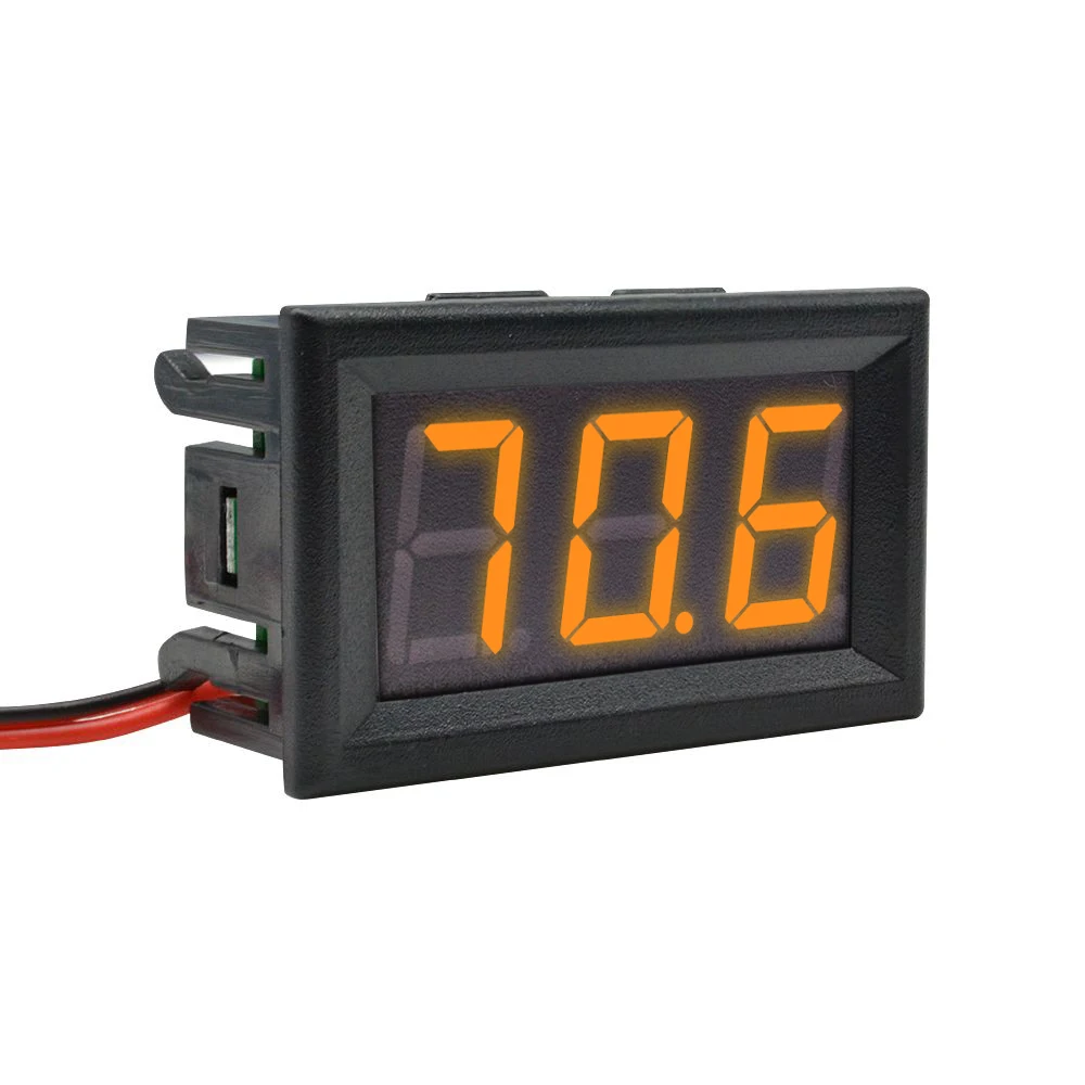 AC 70-500V 0.56인치 LED 디지털 볼트미터 전압계 볼트 측정기 도구 2선식 빨강 초록 파랑 디스플레이 110V 220V DIY 0.56인치