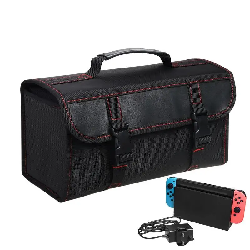 

For NintendoGame Storage Bag PU Portable Storage Bag Full Set Of Game Console Portable Bag Game Accessories For NintendoSwitch