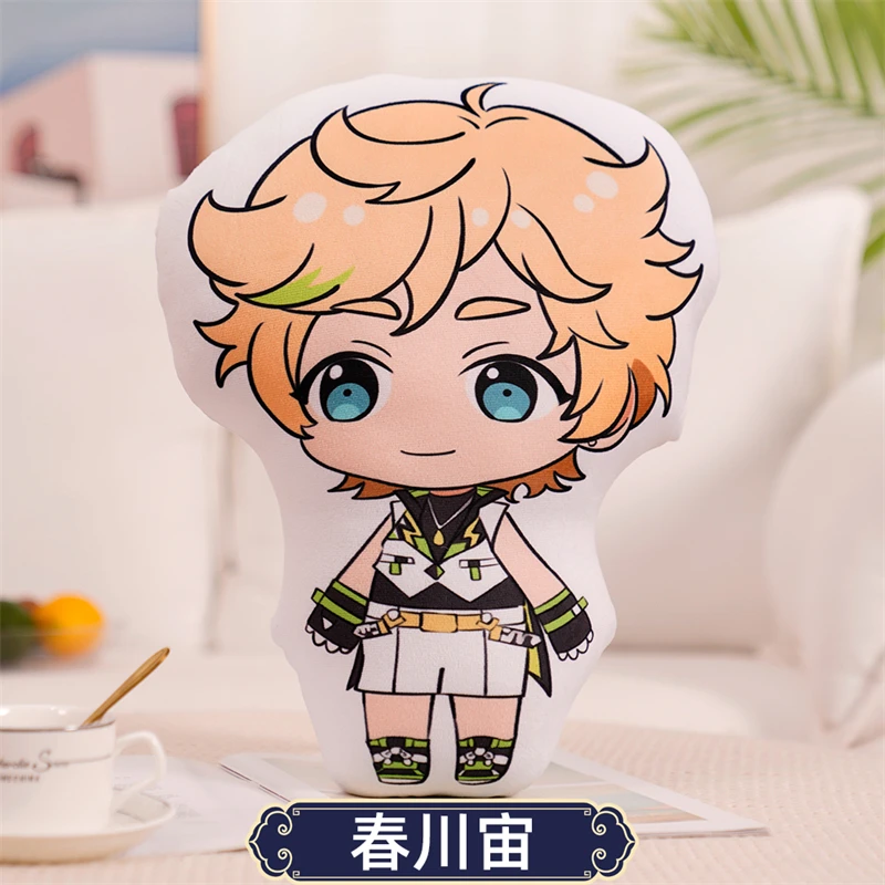 thumbnail image 1 of 45cm Ensemble Stars Cartoons Anime Plush Toy Eichi Sakuma Rei Throw Pillow Cosplay Sofa Cushion Double-sided Printing Girl Fans, 1 of 5
