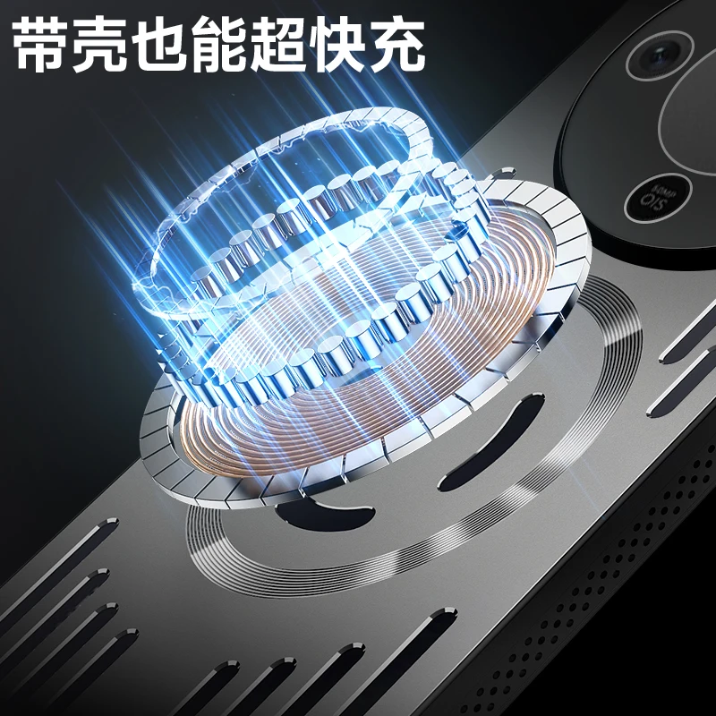 Enhanced MagSafe Charging Metal Heat Dissipation Phone Case with Aluminum Alloy Shockproof Bumper