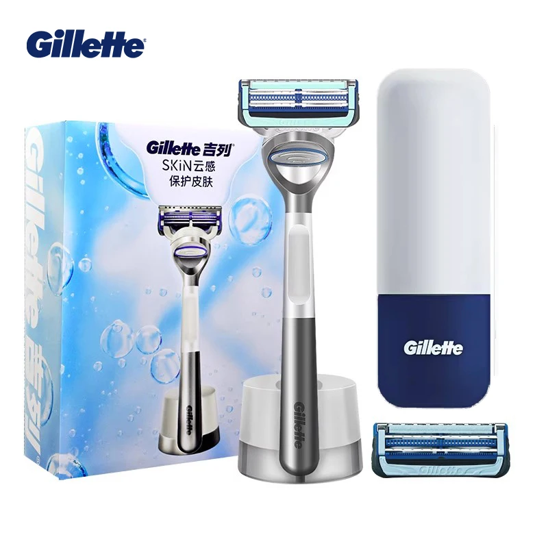 Gillette SkinGuard Sensitive Rasierer für Männer 2-Klingen-System Sicherer und Sanfter Rasierer – Detail 3
