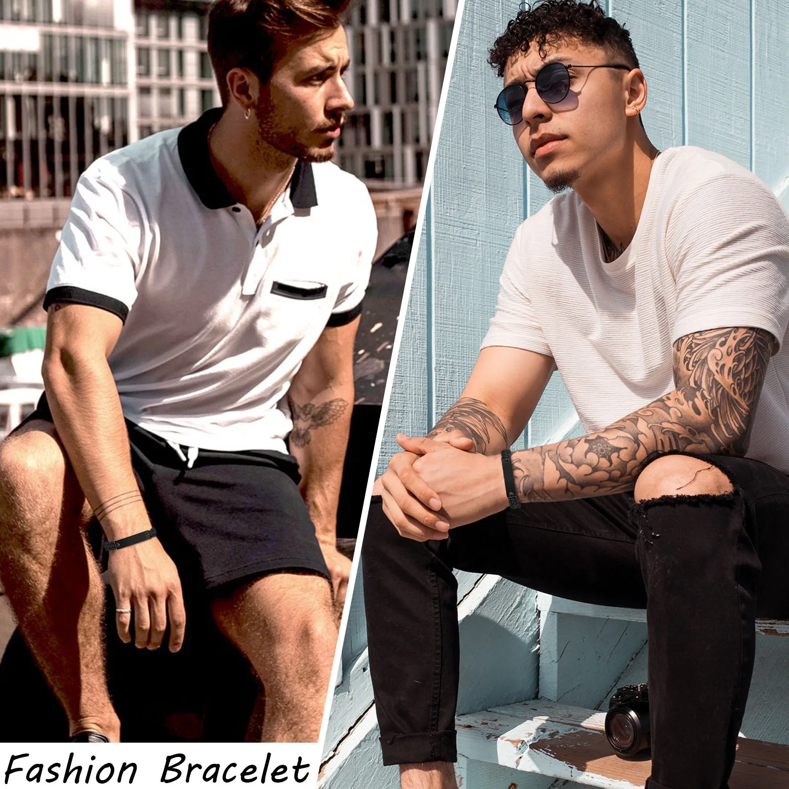 Frauen Männer Armband Benutzerdefinierte Gravur DIY Geflochtene Armbänder Einstellbare Handgemachte Geflecht Seil Armreifen Personalisierte Valentinstag – Detail 6