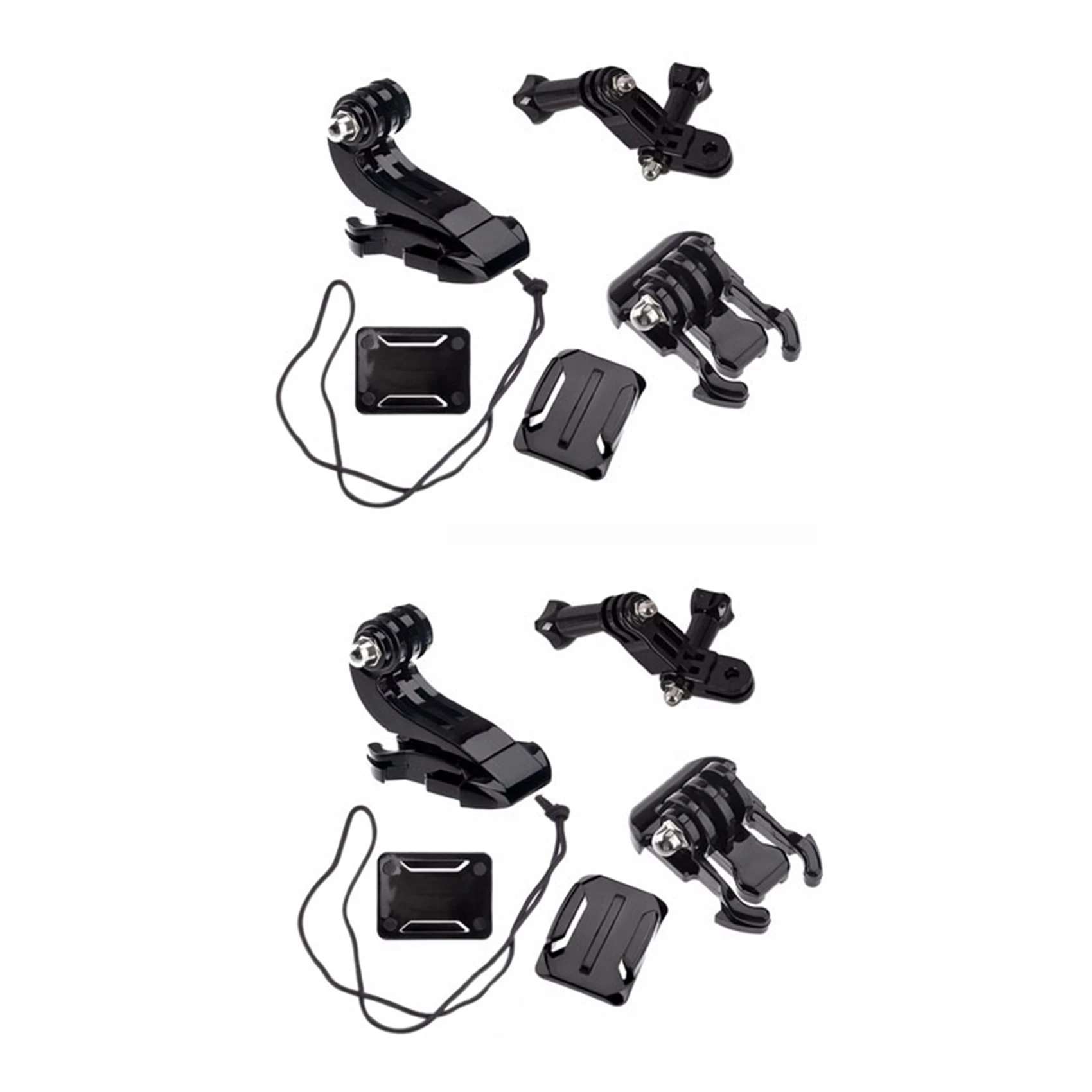 2X Action Camera Accessories Set Per Gopro Hero 5 3 4 Xiaomi Yi 4K Sjcam Sj4000 Chest Strap Base Mount Go Pro Kit