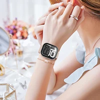 Boîtier étanche pour Apple Watch 10, verre de protection d'écran à bord droit + couvercle, accessoires iWatch série 10, 42mm, 46mm 6