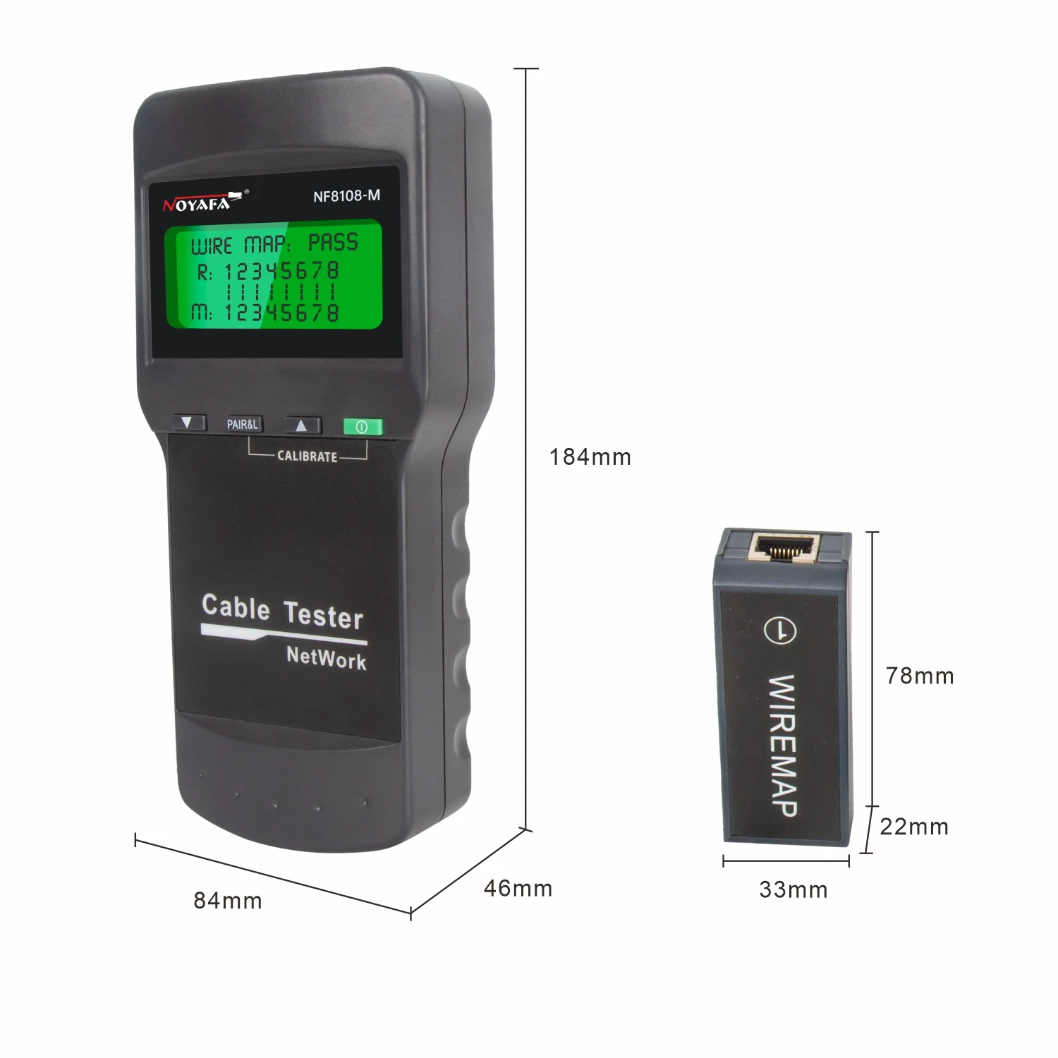 NOYAFA NF-8108M Network Cable Tester r With LCD Display Measure Length  Multifunctional Tester Network Tool Cable Tracke 5