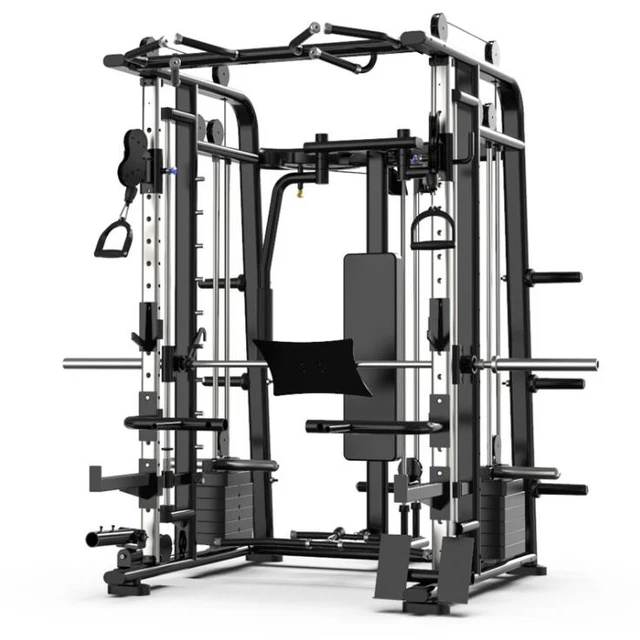 Soozier Home Gym, Multifunction Gym Equipment Workout Station With 100lbs  Weight Stack For Lat Pulldown, Leg Extensions, Preacher Bicep Curls : Target