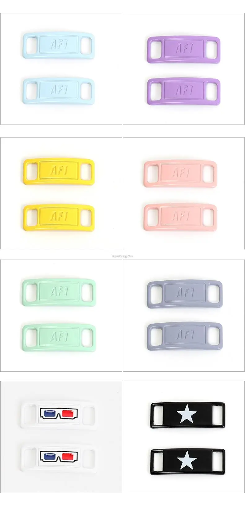 2 teile/para AF1 Diamant Schuh Charms Mode Schnürsenkel Schnalle Qualität Metall Schnürsenkel Dekorationen Chapa Af1 Schnallen Schuhe Zubehör – Detail 13