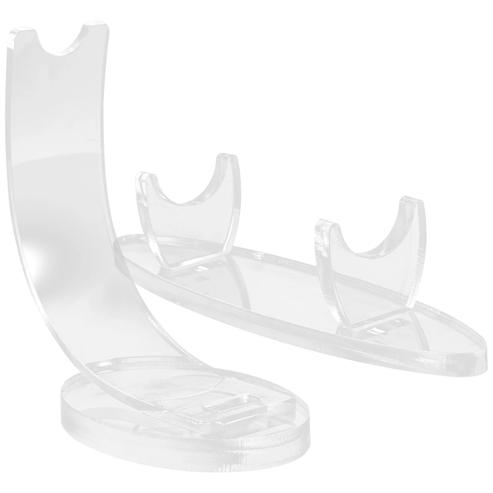 

2 Pcs Acrylic Pen Holder Rack Display Organizer Stand Shelf Nice Nail Pot Storage for Home Penholder