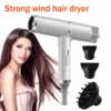 Household Hair Dryer Diffuser For Hair Dryers Home Appliances High Power Hair Dryer Blue Light Anion Anti-static Hair Tools 1