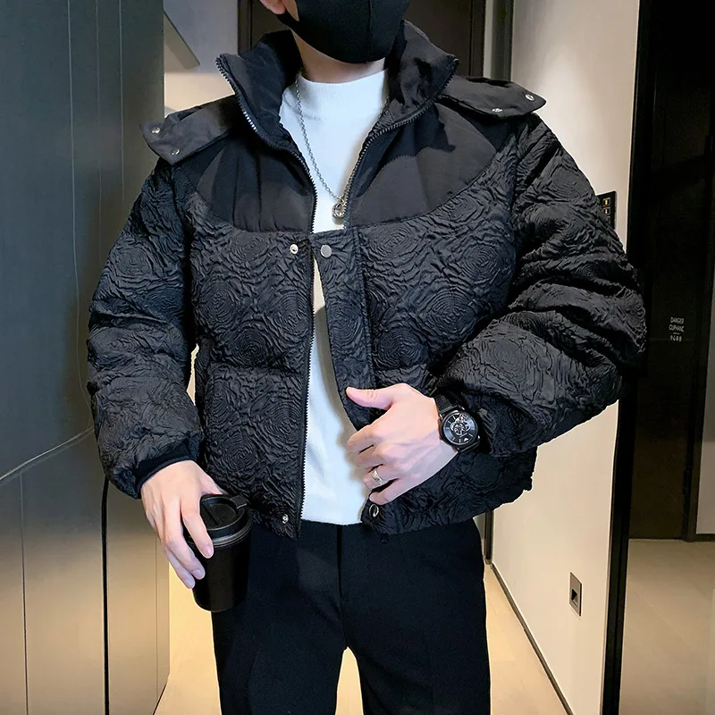 Winter Thick Warm Parka Jackets Men Casual Outwear Coats Hooded Puffer Jacket Male Windbreak Hiphop Overcoat Men Clothing