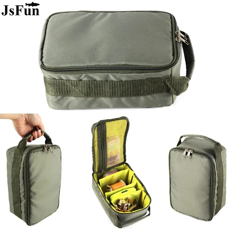 ILure Fishing Bag Multi-Purpose Waterproof Canvas Fishing Reel Lure Tackle Bag Outdoor Shoulder Backpack Fishing Gear Bag - View #5