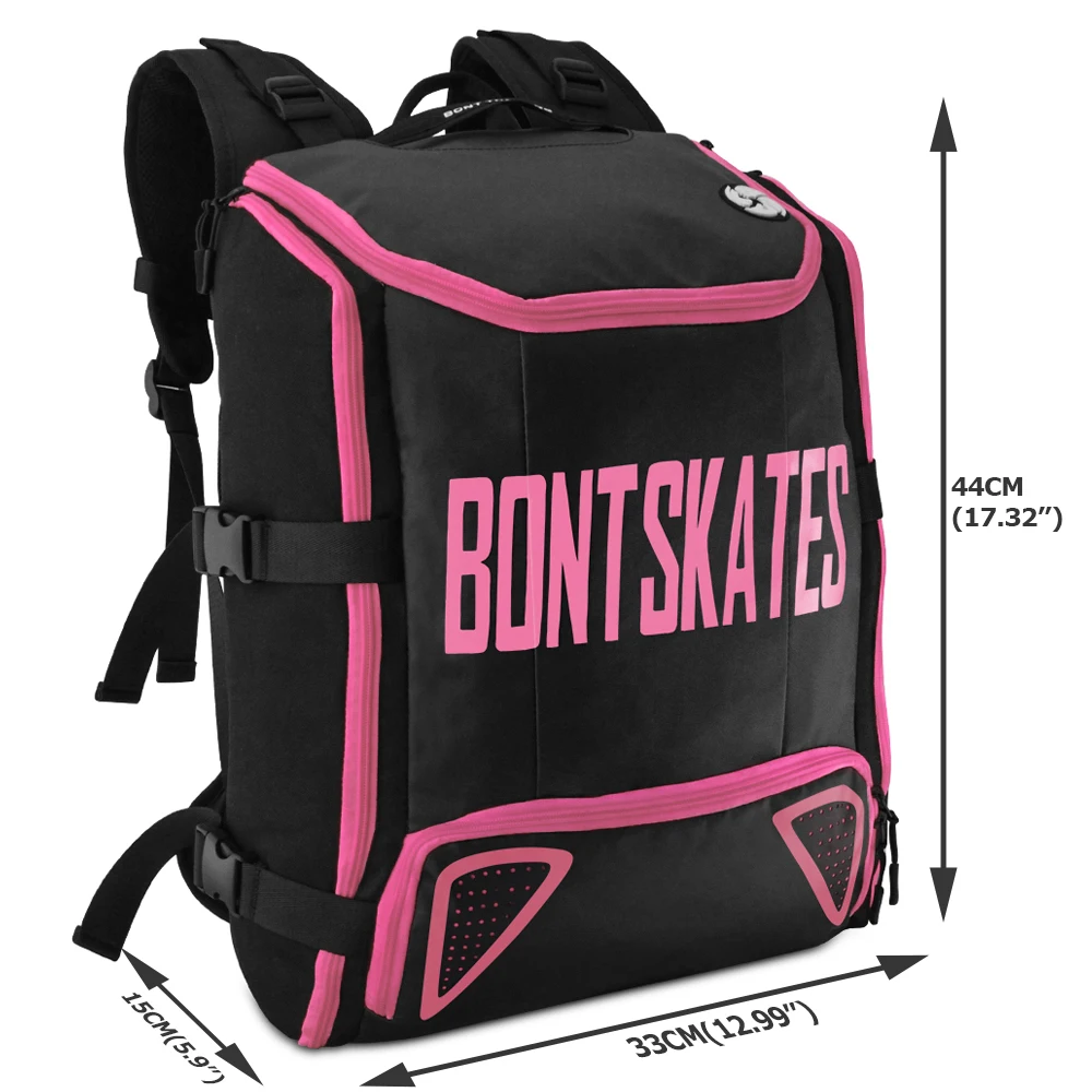 Bont Skate Bag Inline Speed Skates Backpack 100% Original Roller Skating Shoes Bag Helmet Holder Protective Knee Pads Bags