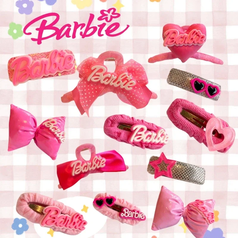 

Заколка для волос Kawaii, Барби, аниме, милые Мультяшные аксессуары для волос, кредитка, розовый цвет, стиль Харадзюку, Y2k, заколка для волос, Новинка