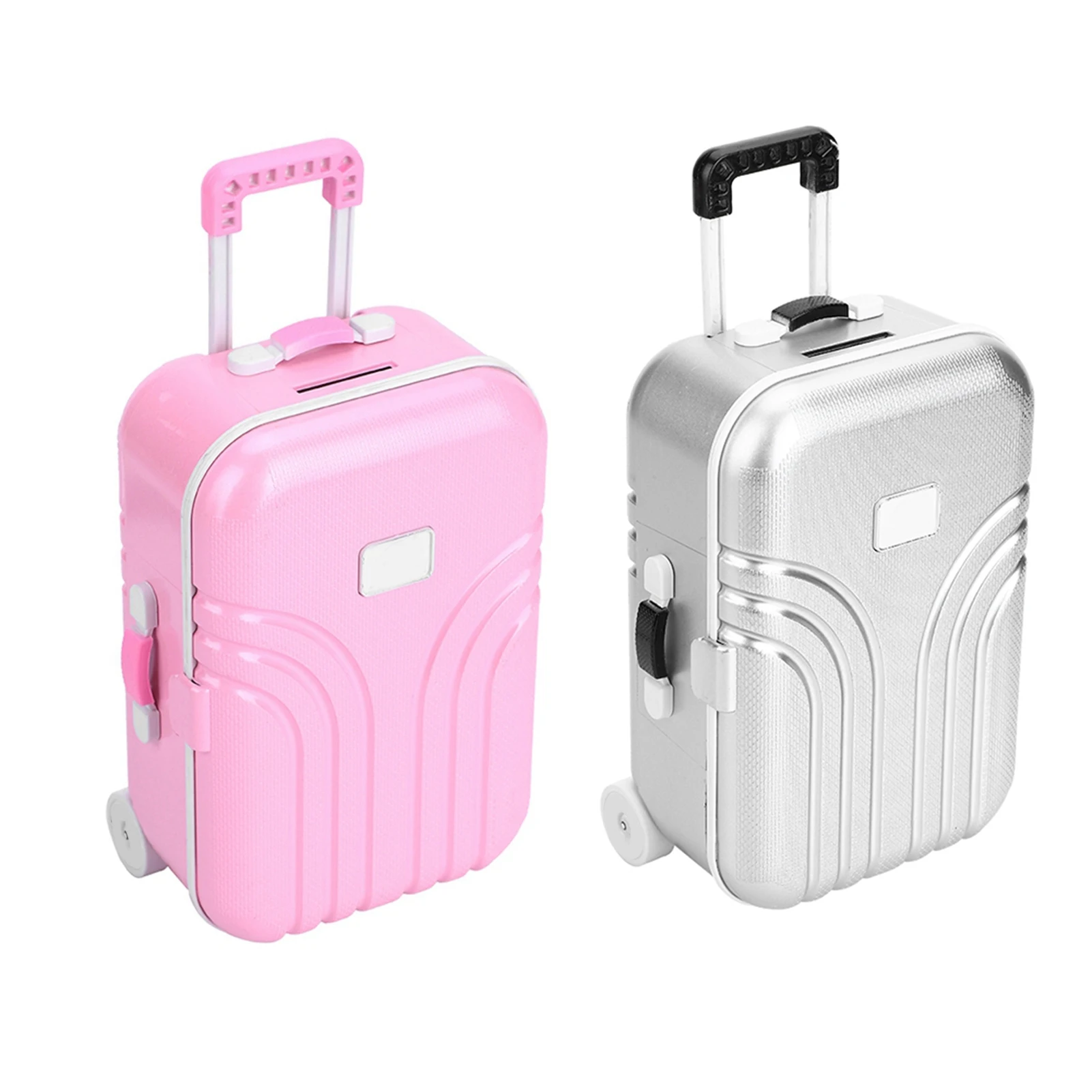 Valigia per Bambini, Valigia in Plastica con Ruote, Mini Bagaglio Carino - immagine 3