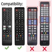 Silicone Protective Cover Anti-Slip Remote Case Shockproof TV Remote Control Case for Samsung Smart TV Remote BN59-01315A/01199F 2