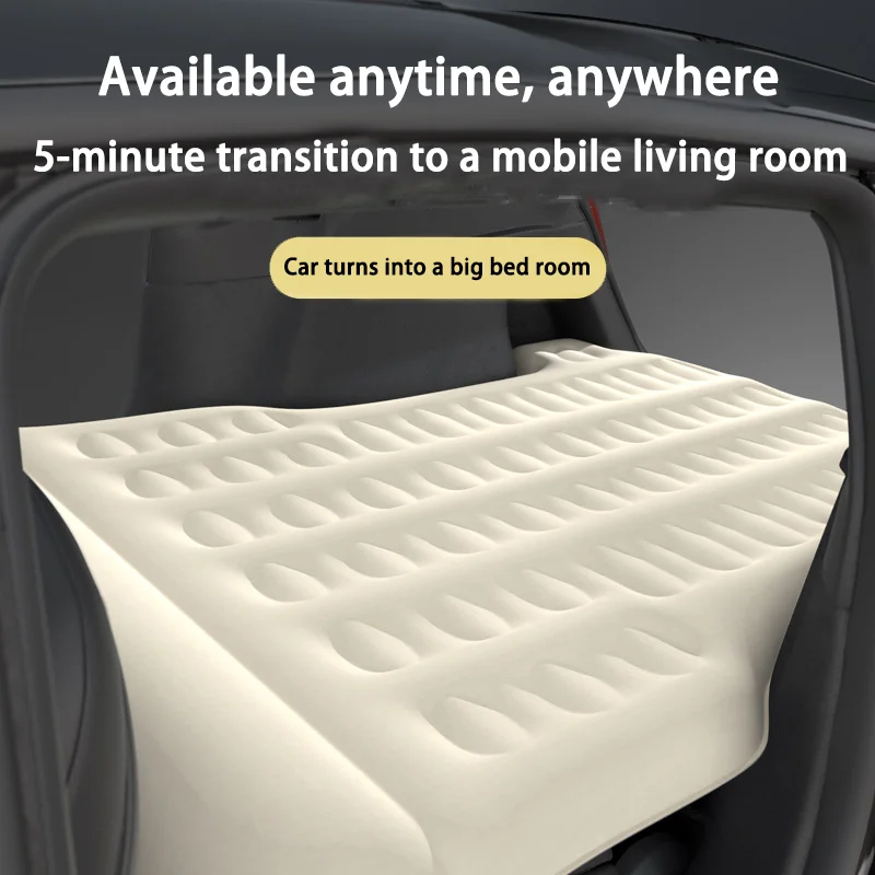 For Tesla Model Y Automobile Air Mattress Self-Inflating Mattress Travel Sleeping Bed Tesla Car Inflatable Camping