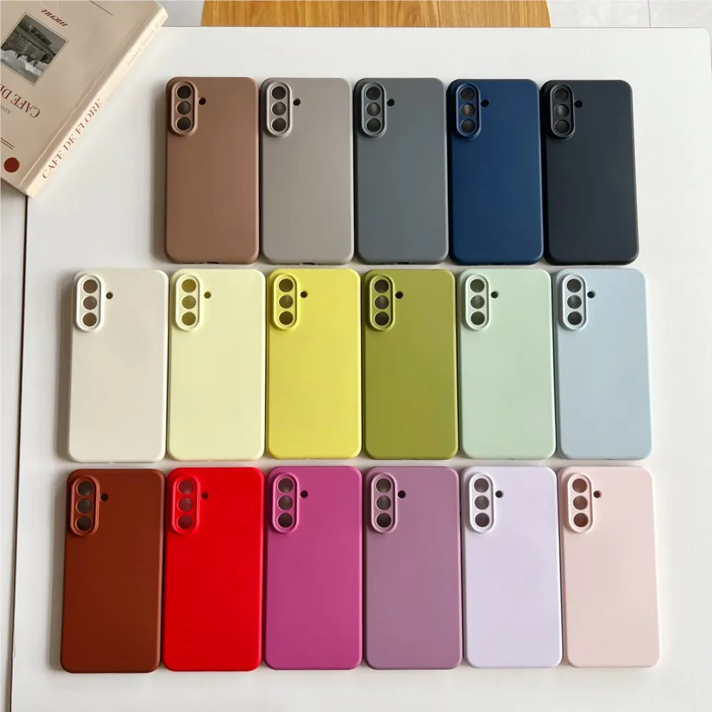 Premium Shockproof Matte Liquid Silicone Phone Case - Soft Protective Cover