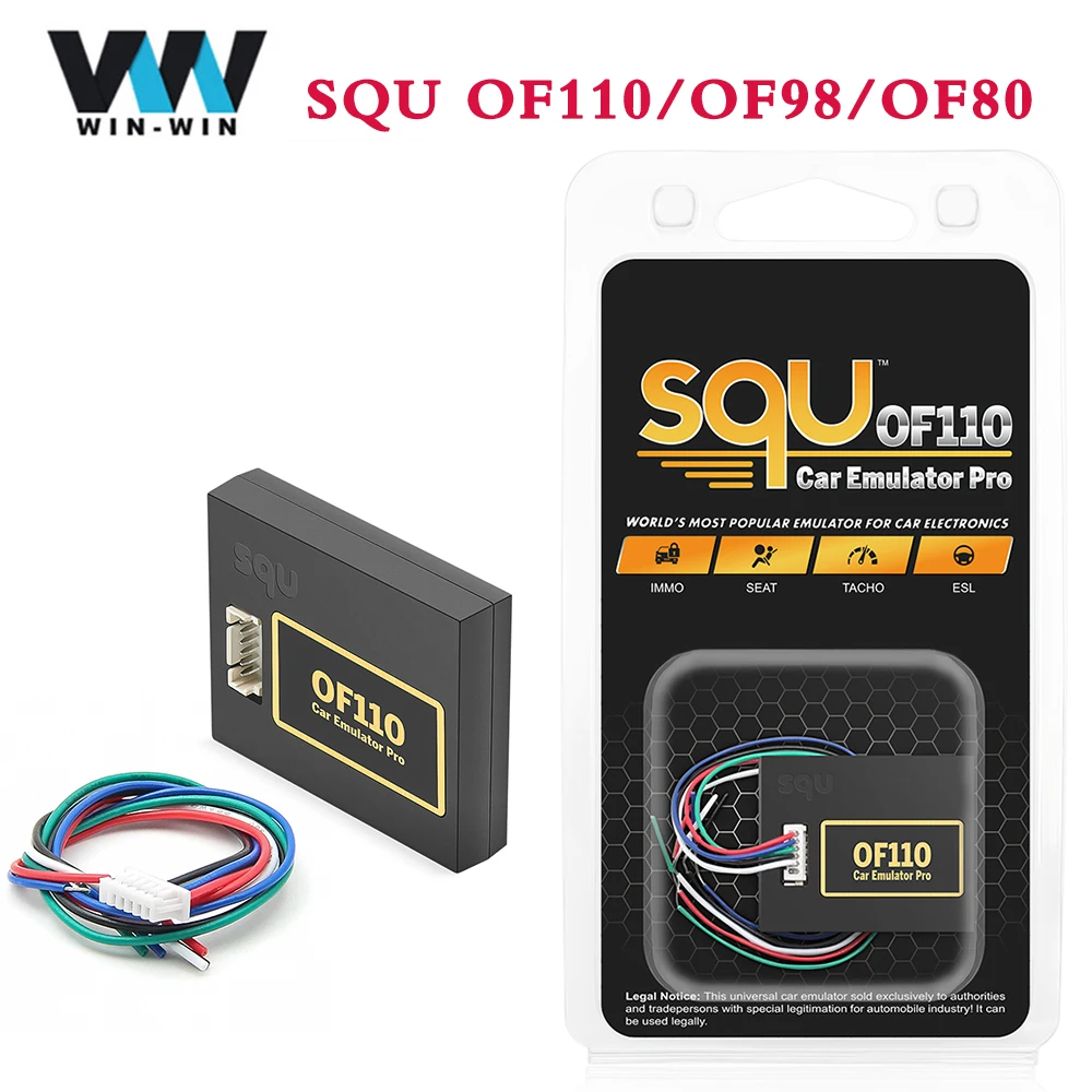 SQU OF110 OF96 Universal Car Emulator SQU OF110 Supports IMMO For Seat Occupancy Sensor Tacho Programs For VW VAG