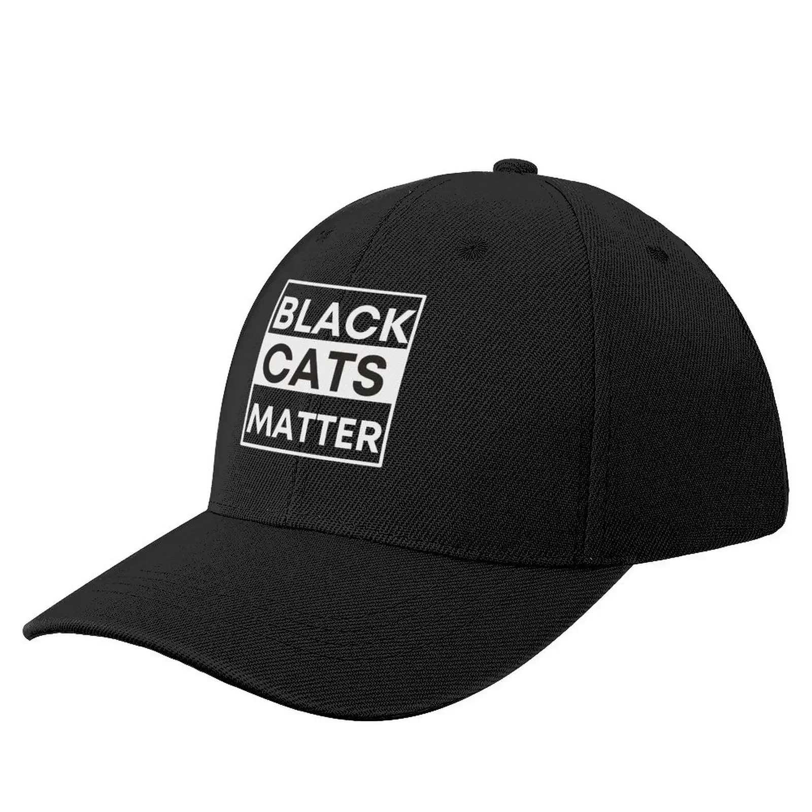 

Black Cats Matter Baseball Cap funny hat Rave Hat Man Luxury Horse Hat Men Caps Women's