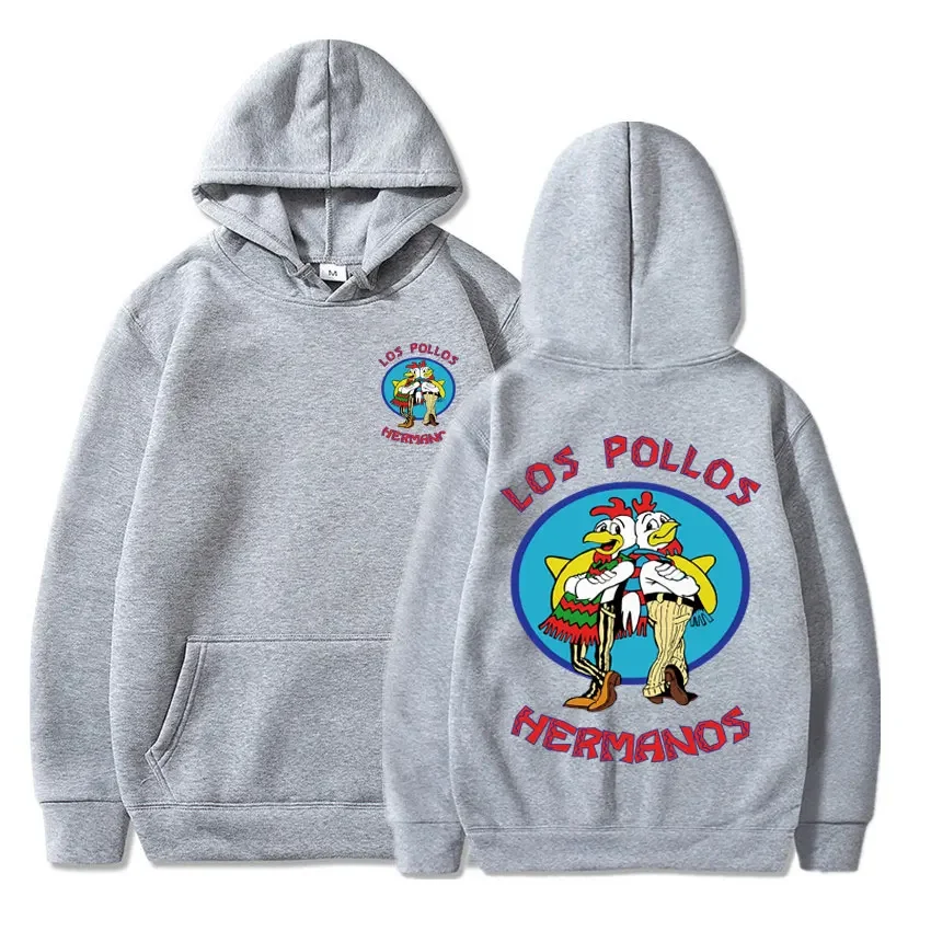 Breaking Bad Hoodie Los Pollos Hermanos Chicken Brothers Print Tracksuit Men Women Fashion Autumn Winter Fleece Loose Sweatshirt 4