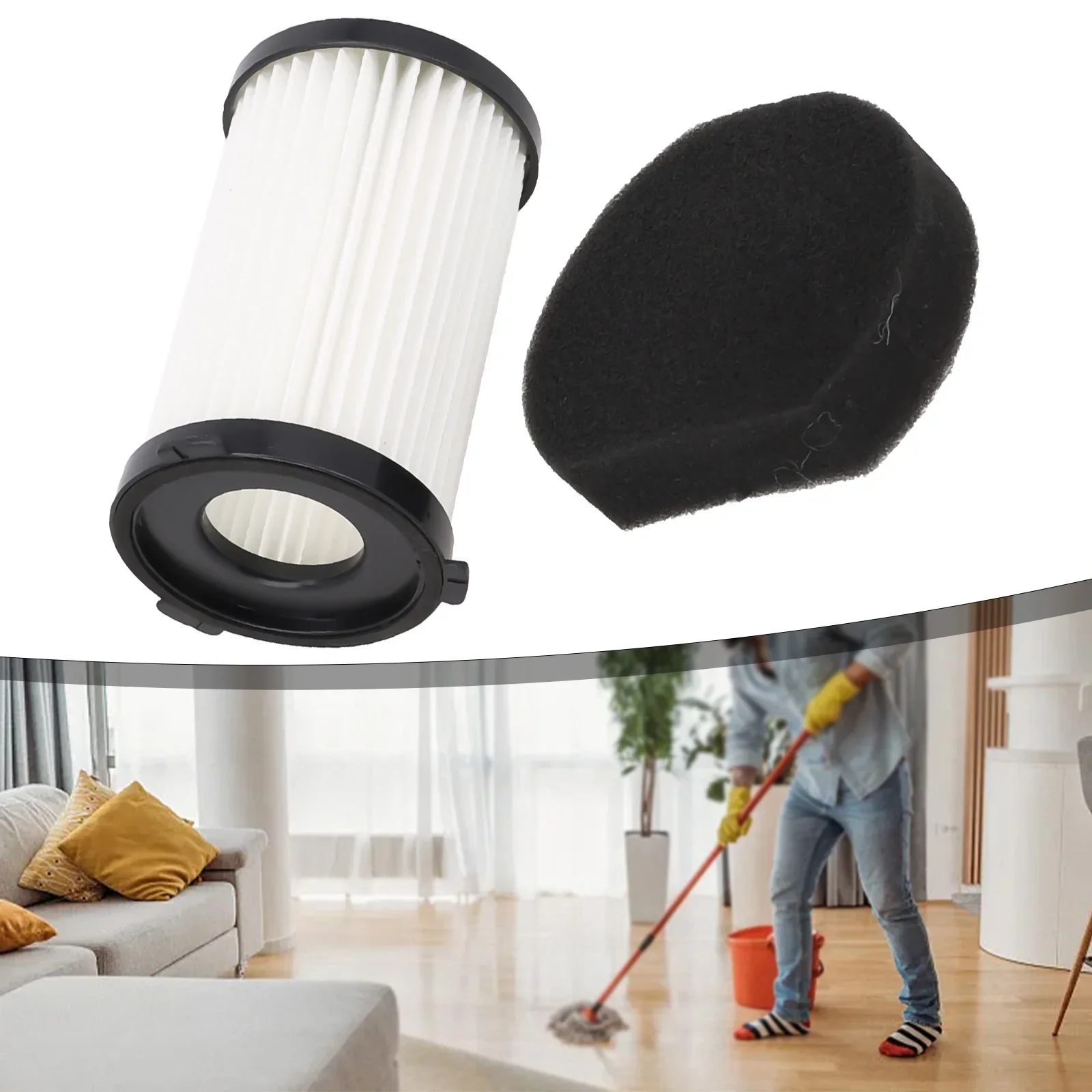 Filtro De Esponja 10 Hepa 10, Para Cable Moosoo D600 / D601 Y Iwoly V600 Afortunado Sencillez