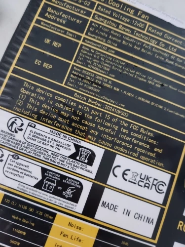 Manmu Fetival Pormotion 120mm Computer Fan Rainbow RGB/ High Cooling Performance Gaming PC Fan photo review