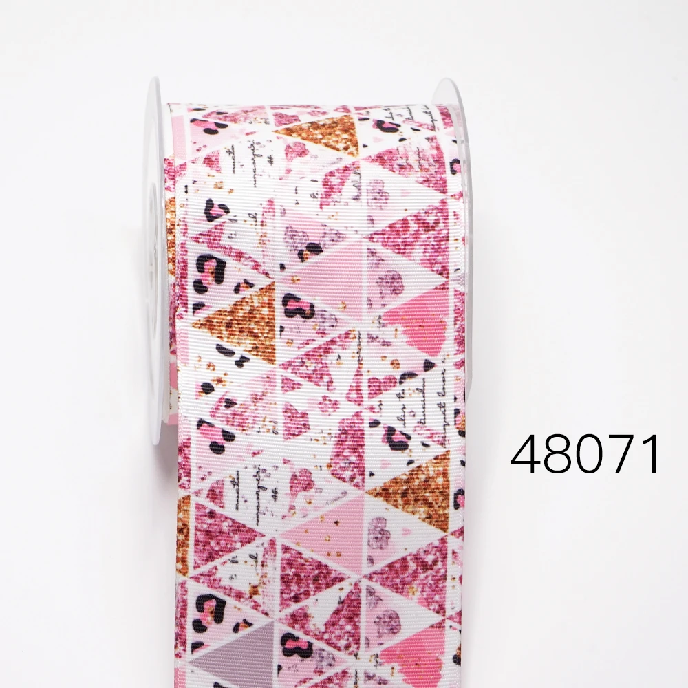 DIY 표범 곡물 인쇄 Grosgrain 리본 공예 용품 바느질 액세서리 5 야드. 48062